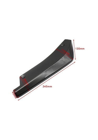 Novahub Xh-6134 Siyah Araba Arka Spoiler Koruyucu Bar, Çarpışma Önleyici Etiket Diğer