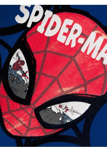 Name It Spiderman Mavi Erkek Çocuk Sweatshirt 13221195 001 Mavi