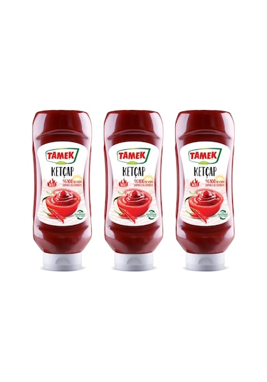 Tamek Ketçap 600 Gr Acılı X 3 Adet