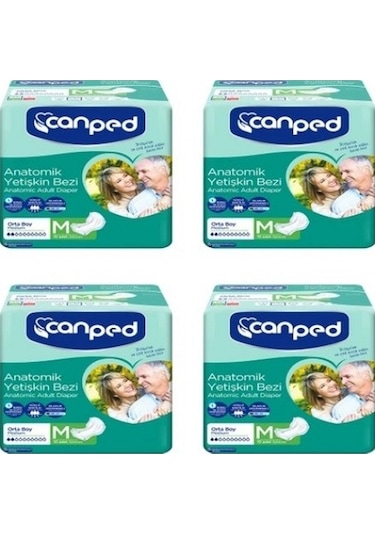 Canped Anatomik Hastabezi Normal Orta 10 Lu X 4 Adet PKT.CANPED.141 M