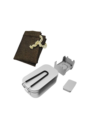 Kamp Alkol Soba Öğle Yemeği Kutusu Mini Katlanır Soba Veranda Açık Balıkçılık Tarzı A Çok Renkli