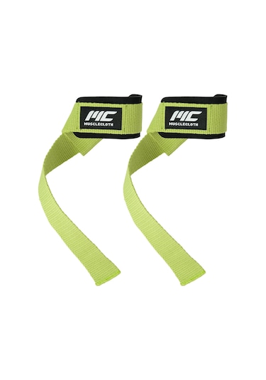 Musclecloth Padded Lifting Straps Yeşil