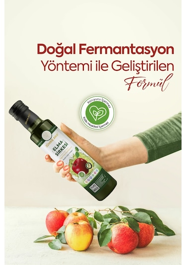Zühre Ana Elma Sirkesi Doğal Fermantasyon Apple Cider Vinegar 500 ML
