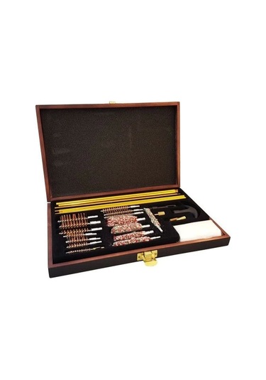 27parça Ahşap Kutu Evrensel Temizleme Seti