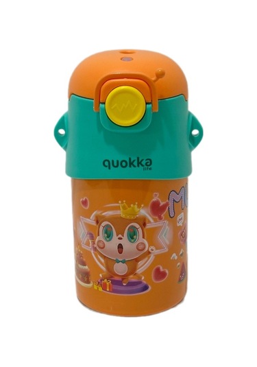 Taros Matara 500 Ml Turuncu Life Figürlü Anımals Çelik Turuncu