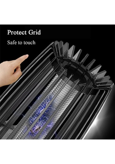 Artfulabode Zapper Uv Usb Tuzak Sinek Şarj Pil Mavi Lamba Işığı İle Gece Elektrikli Edilebilir Arada 4000mah 2'si 1 Az Mavi