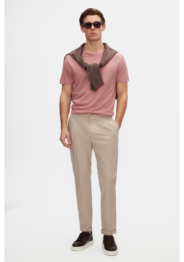 D's Damat Ds Damat Relaxed Fit Pembe %100 Pamuk T-shirt 6hc14ort02005 Pembe