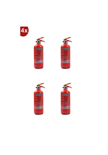 Yangın Tüpü Söndürücü 1kg 4 lü 4 Yıl Garantili 2022 Üretim 2026 T