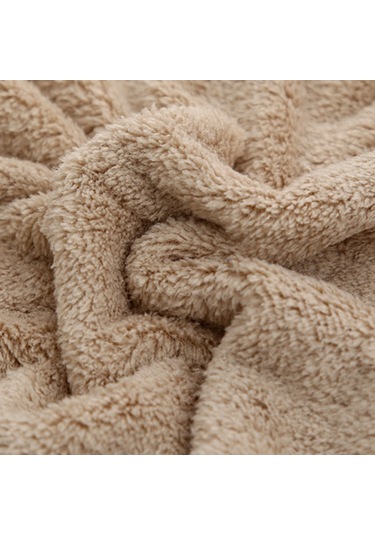 Xiyyadms Mikrofiber Deniz Mercan Kumaşı 2'li Banyo Havlusu Seti - Hızlı Kuruyan Ve Yüksek Su Absorpsiyonu Özelliği Bej Diğer