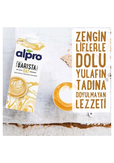 Alpro Barista Profesyonel Yulaf Sütü 2 x 1 L