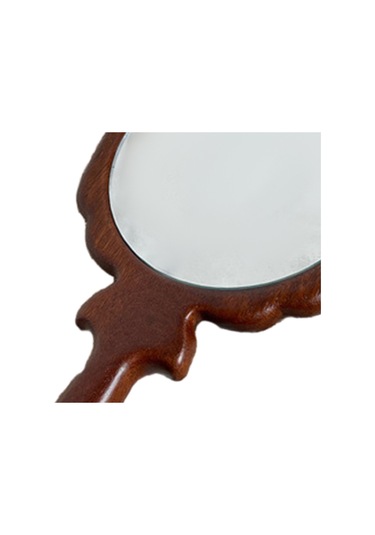 Suntek El Düzenlenen Ayna Vintage El Aynası Saplı, Ahşap