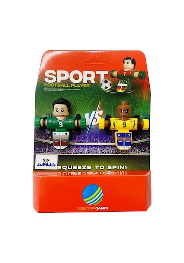 Çift Sporcu 9y-9s - Bas-döndür Mini Masaüstü Futbol Oyunu Diğer