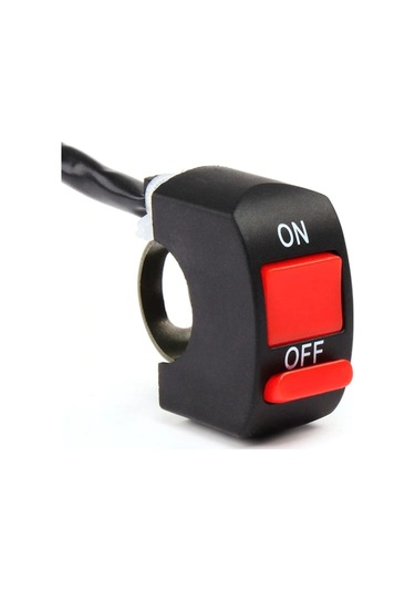 Knmaster Motosiklet Sis Farı Aç Kapa Düğmesi / Butonu / Kırmızı (552017424)