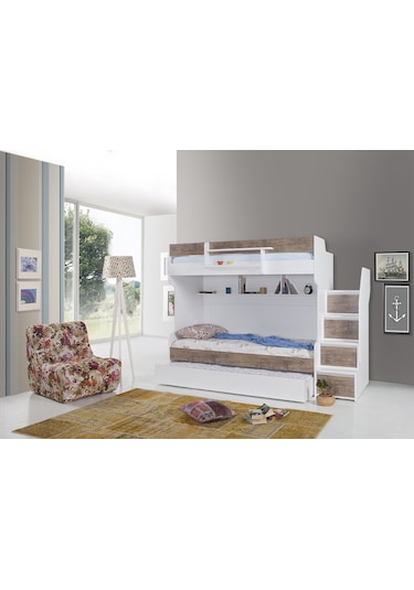 Setaymobilya Ranza, Ceviz Ranza, Cesur Ceviz Ranza, 3 Lü Merdivenli Ranza