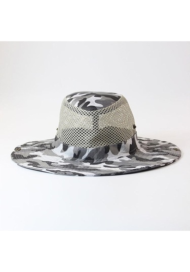 Kardelen Butik Denizli Sniper Camouflage Şapka 56-58 Cm Gri Gri