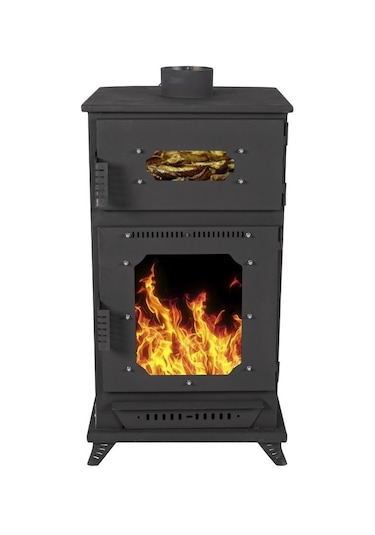 Etinova M003 Pelet Ve Odun Yakabilen Mini Soba