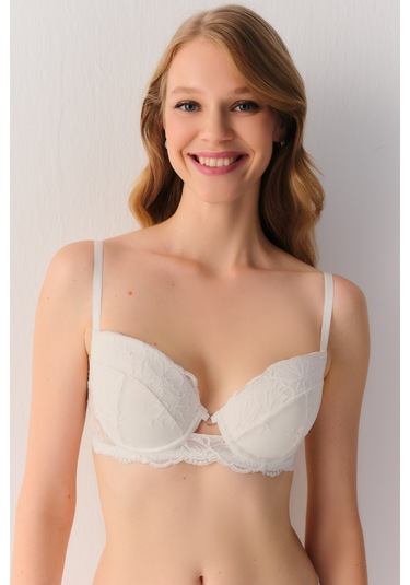 Suwen Honey Destekli Sütyen St4444609a036 Ekru