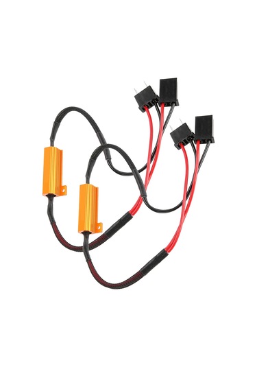 Springsun H7 12v 50w 8ohm Led Dekoder 2 Adet - Flaş/error Sorunu Olmadan, Hızlı Başlangıç, Plug & Play, Abs+metal Malzeme