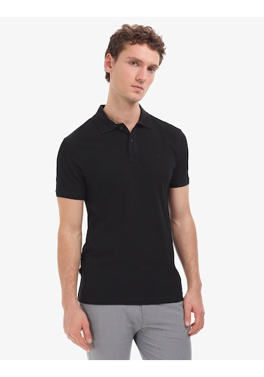 Pierre Cardin Erkek Siyah Tişört Basic 50321128-vr046