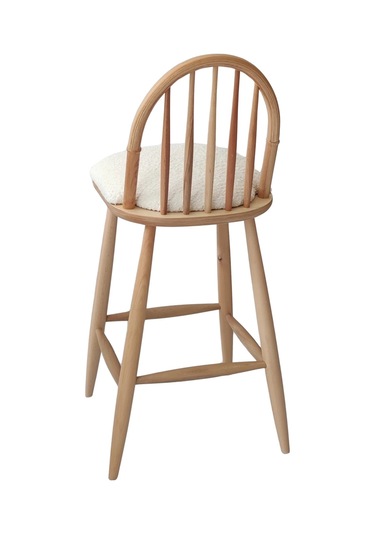 Rustica İskandinav Bar Sandalyesi Natural