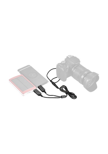 Dofolink Andoer Lp-e8 Pil Dönüştürücü, Çift Usb Bağlantı Noktası İle Akıllı Cihaz Besleme