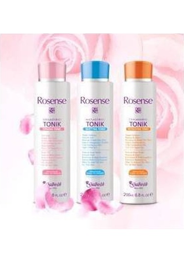 Rosense Matlaştırıcı Tonik 200 ML + Rosense Tonik 200 ML + Rosense Canlandırıcı Tonik 200 ML