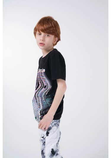 Brz Kids Baskılı Erkek Çocuk T-Shirt Çok Renkli (537316601) Çok Renkli