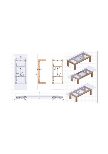 Mepa Hmr 125 Galvaniz Standart Masa Rayı Çok Renkli