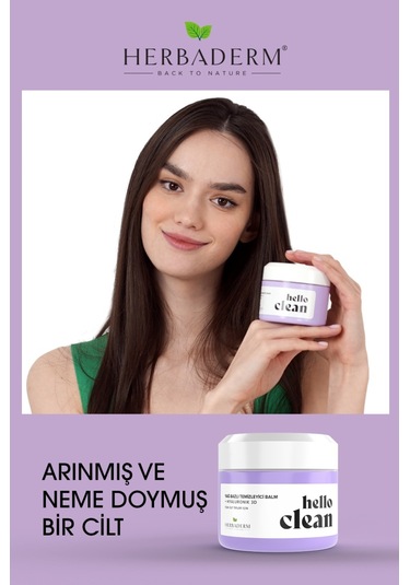 Herbaderm Hello Clean Yoğun Nemlendirici Yağ Bazlı Temizleyici Balm 100 ML