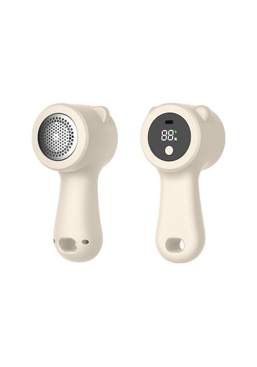 Dancemonkey Lichen Giysi Pom Pom Düzeltici, Şarj Edilebilir Tıraş Makinesi Li Beyaz