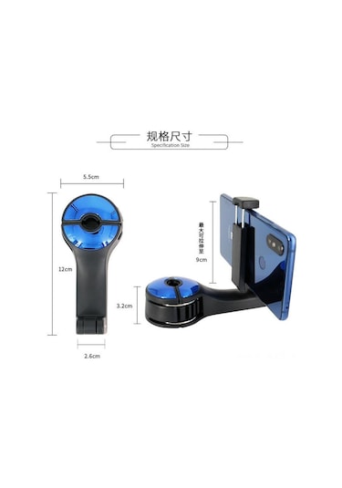 Mufunye Alt Koltuk Otomatik Sabitleyici Telefon Tutucu İle Gömülü Kilitli Oto Başağrı Kanca - Altın Diğer