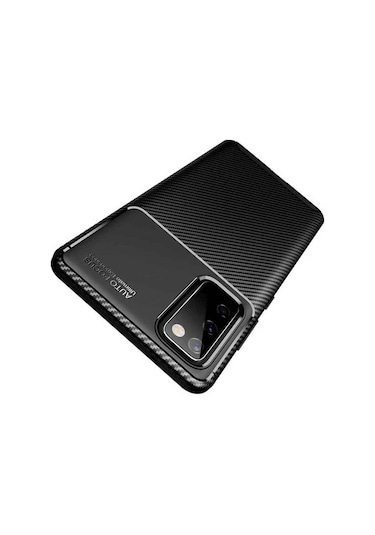 Samsung Galaxy Uyumlu S20 Karbon Desenli Negro Silikon Kılıf