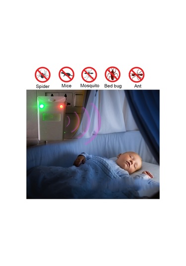 Xiyyadms Ev Elektromanyetik Sinyal Fare, Sinir, Atıcı - 220v Avrupa Standartı Beyaz