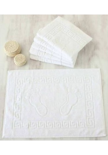 Beyaz Ayak Otel Havlusu 2 Adet Pamuk 200 Gram Beyaz