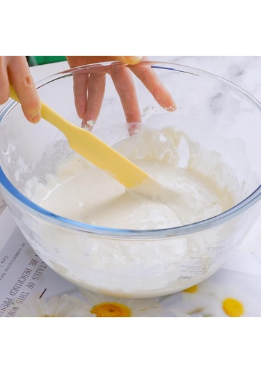 Springsun Fırın Ve Mutfak İçin 4'lü Silikon Spatula Seti: Isı Dayanıklı, Yapışmaz, Esnek - Kek Kreması, Margarin Ve Hamur Karıştırma Araçları Rastgele 4 Renk Çok Renkli