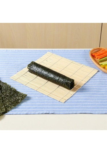 Pratik Suşi Haddeleme Rulo Bambu Malzeme Mat Makinesi Ve Pirinç Kürek Seti