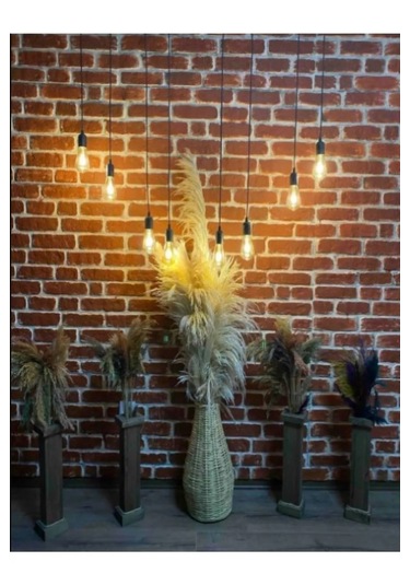 El Yapımı Hasır Örgü Vazo Pampas Vazosu Çin Vazosu Çiçeklik