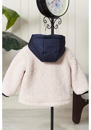 Benitto Kids Peluş Bebek Çocuk Mevsimlik Mont 51309 Lacivert