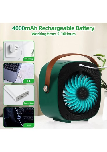 Jialan Taşınabilir Mini Klima Kablosuz Hava Soğutucu Usb Şarj