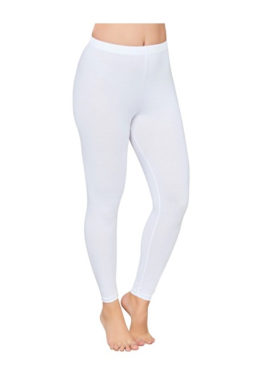 Kolcu Kadın Uzun Tayt 453 Beyaz