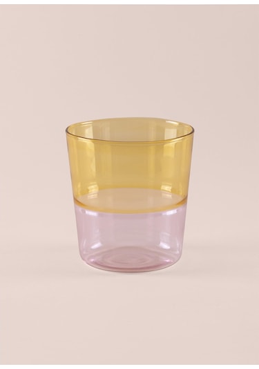 The Mia Rainbow Su Bardağı Sarı 320 Ml Şeffaf