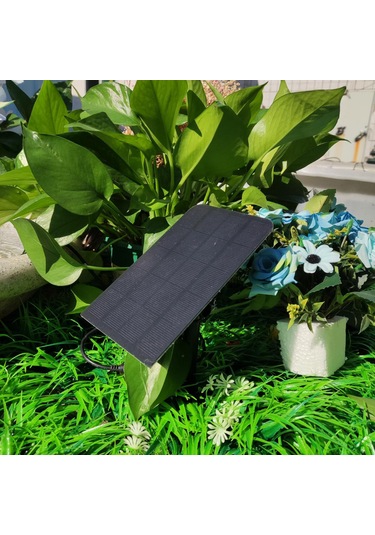 Moveevo Siyah Güneş Enerjili Fırtına 1.5w Toprak Takılı Kareli 4 Fırça Modu Bahçe Su Özelliği Ormanüstü Akıntı Dekorasyonu