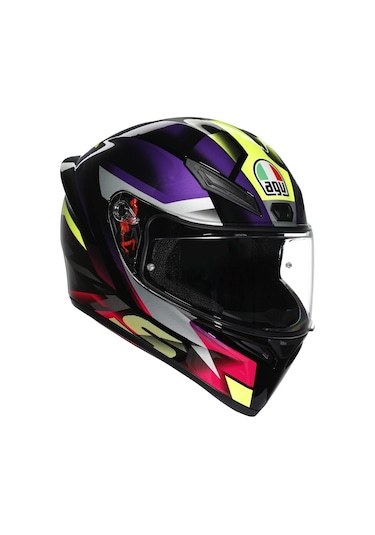 Agv K1s Fastlap Kapalı Kask Siyah - Pembe