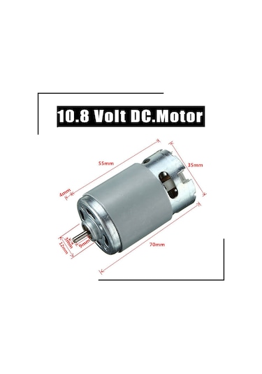 10.8 V / 10.8 Volt Şarjlı Matkap Motoru Dc. Rs-550