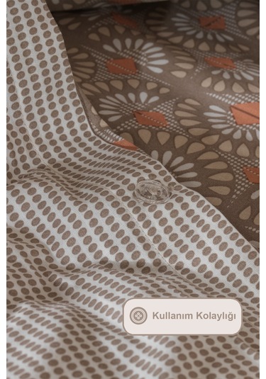 Elart Castor Nevresim Takımı Tek Kişilik 160x220 Cm Bej Bej