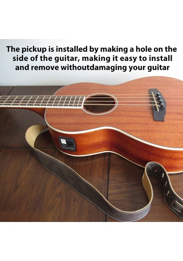 Skycity Gitar Pickup Eq B-12 Akustik Klasik Iç Mikrofonlu Tel Ayarlı Lcd Ekranlı 9v Pil İle Çalma Ses Alıcı