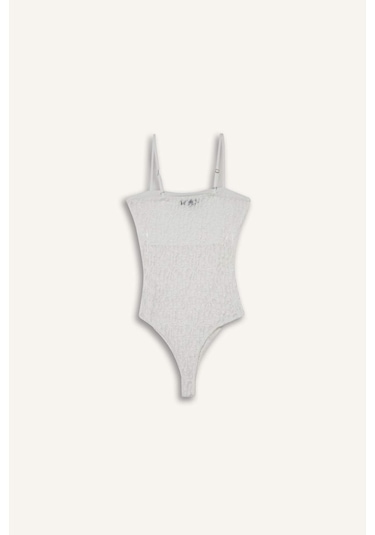 Defacto Coool Fitted Dantel Bodysuit F7895ax25hswt32 Beyaz