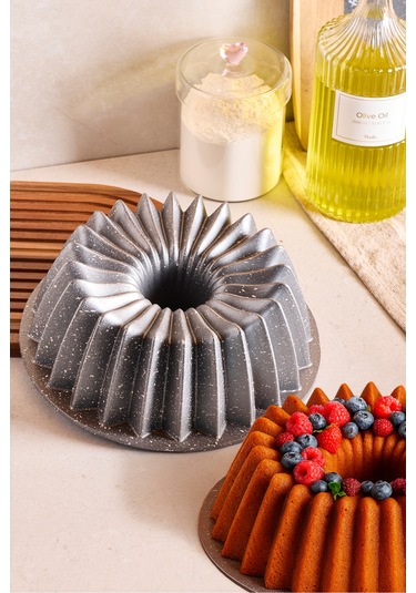 Cake Pro Döküm Yıldız Silver Kek Kalıbı Gümüş