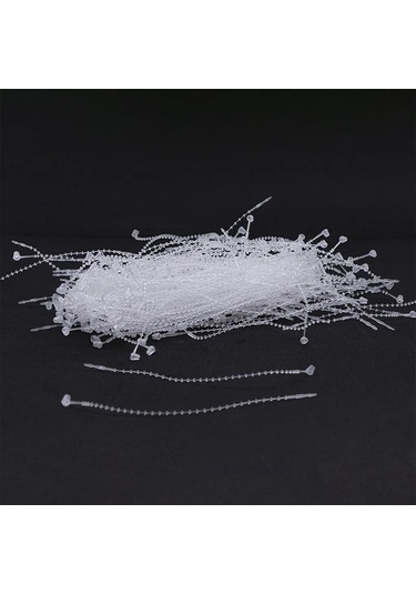 Fuyaku 5" Elle Geçmeli Tırtıklı Kılçık Etiketleme Plastiği Şeffaf 1.000 Adet