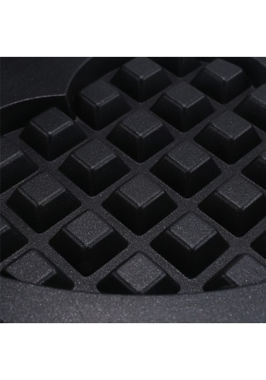 Ulzyvf Mini Waffle Makinesi Kırmızı Elektrikli Kahvaltılık Abd Kırmızı